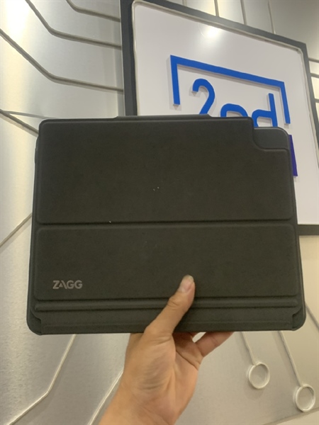 Phím ZAGG (For iPad 12.9 inch) - Model B222HS - Màu Xám - Ngoại hình 99% - Có TouchPad - Sạc không vô pin - Body - Lỗi không bảo hành 1