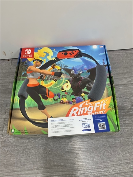 Phụ kiện game Nintendo Ring Fit Adventure - Màu đen - Ngoại hình: 97% - Fullbox, kèm thẻ game ringfit adventure 2