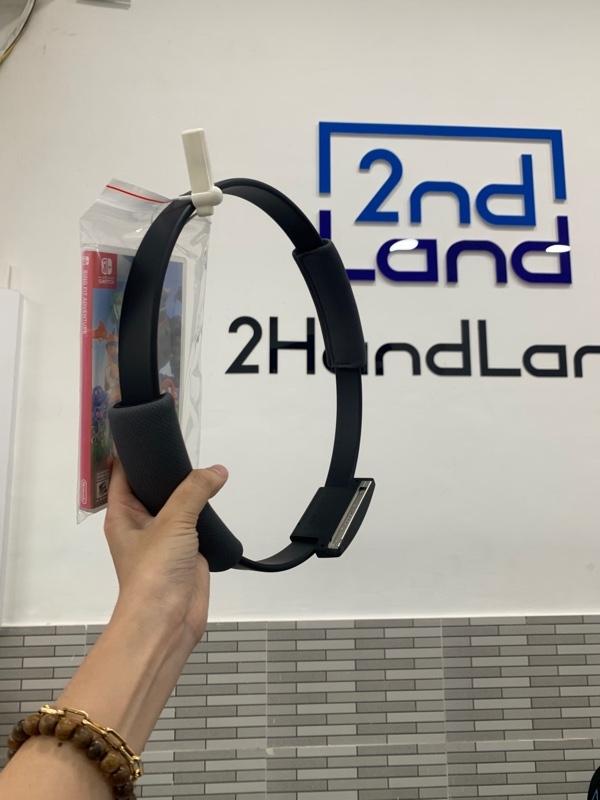 Phụ kiện game Nintendo Ringfit Adventure - Màu đen - Ngoại hình: 98% - Thiếu Leg Strap - Kèm thẻ game