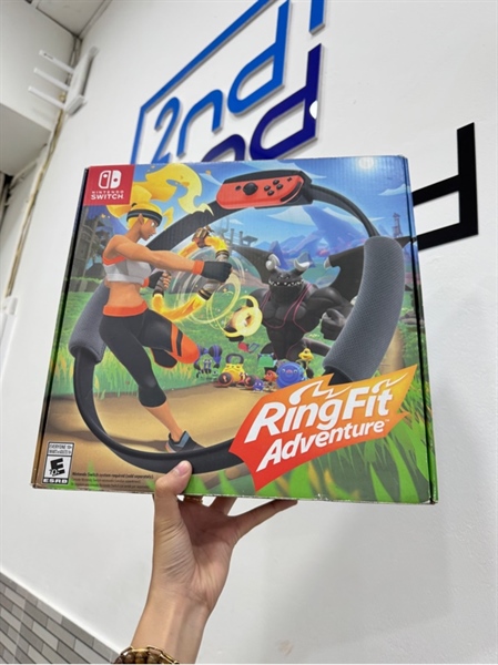 Phụ kiện game Ring Fit Adventure - Màu đen - Ngoại hình 98% - Box