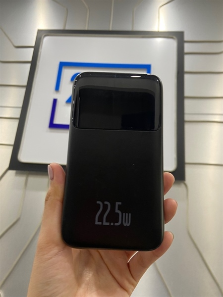 Pin dự phòng Baseus 10.000 mah PPM D10 - Màu đen - Ngoại hình: 97% - Lỗi dây lightning - Body
