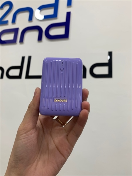 Pin dự phòng Zendure SuperMini 10000Mah PD 20W - Màu tím - Openbox