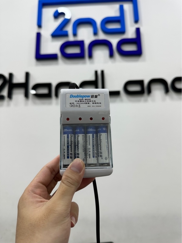 Pin Sạc Doublepow DP-B02 - Màu trắng - Ngoại hình 97% - Body