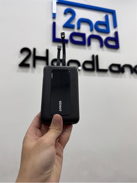 Pin sạc dự phòng Anker Zolo 20000mAh 45W 1A1C tích hợp 2 cáp Type-C A1681 - Màu đen - Ngoại hình 97% - Box