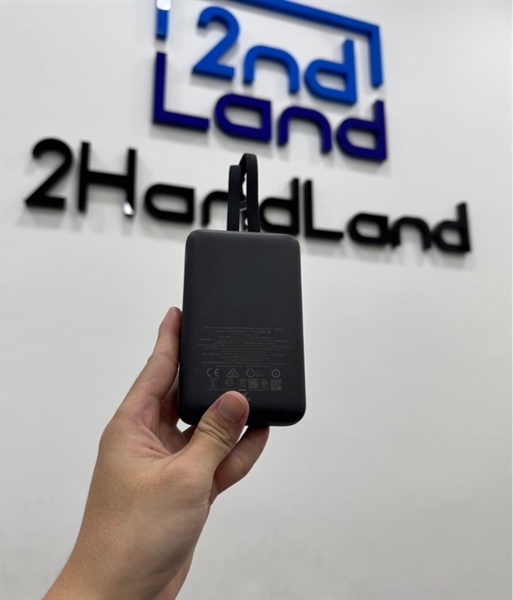 Pin sạc dự phòng Anker Zolo 20000mAh 45W 1A1C tích hợp 2 cáp Type-C A1681 - Màu đen - Ngoại hình 97% - Box 3