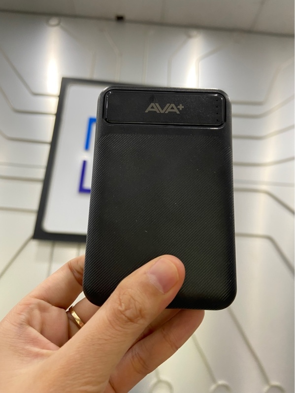 Pin sạc dự phòng Polymer 10000mAh 10.5W AVA+ GN-05 - Màu đen - Ngoại hình: 99% - Body