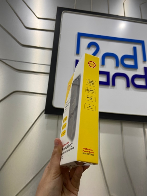 Pin sạc dự phòng Shell SPB10000PQ - 10.000mAh 18W - Màu đen - Newseal