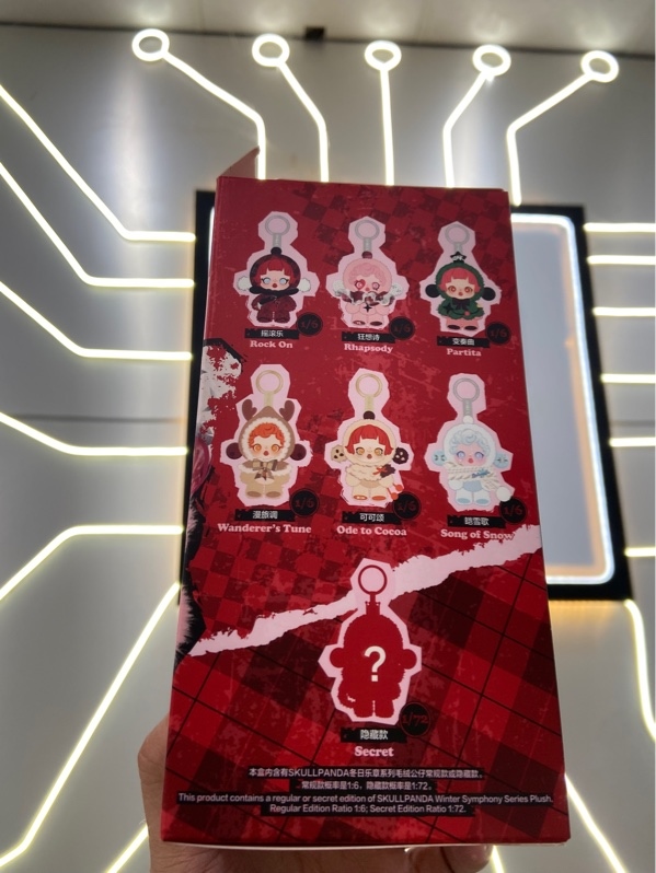 POP MART SKULLPANDA Wanderer’s Tune Winter Symphony Series Plush Blind Box - Tháo check card - Body