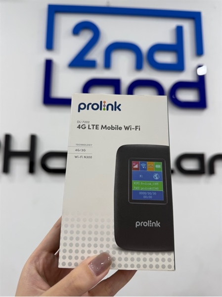 Prolink 4G LTE Mobile - Wifi - Màu đen - Ngoại hình 99% - Box