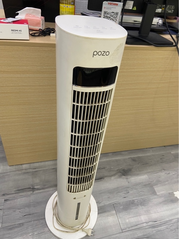 Quạt hơi nước Tower Fan SE - Cảm ứng - Màu trắng - Ngoại hình: xấu - Màn hình led có điểm mờ, mất remode, rỉ nước nhẹ - Body