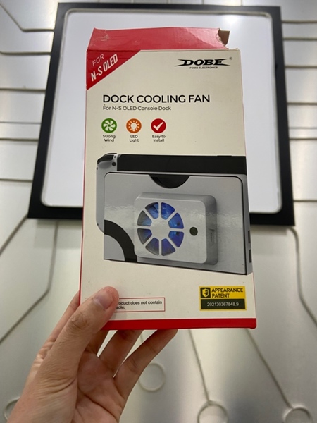 Quạt tản nhiệt Dobe Dock - Màu đen - Ngoại hình: 97% - Kèm Box