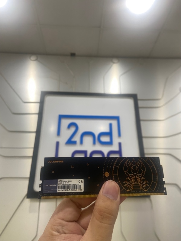Ram Colorfire Scorpio - 8GB - DDR4 3200mhz - Màu đen - Ngoại hình: 97% - Body