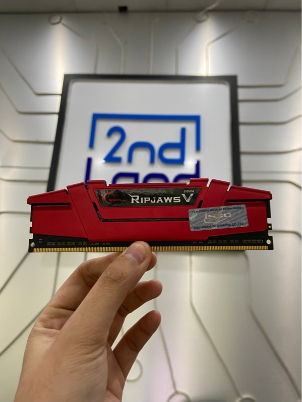 Ram G.Skill Ripjaws V DDR4 8Gb - Màu đỏ - Ngoại hình: 97% - Body