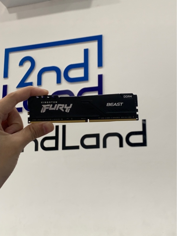 Ram Kingston fury beast 8GB DDR4 bus 2600HZ - Màu đen - Ngoại hình: 98% - Body
