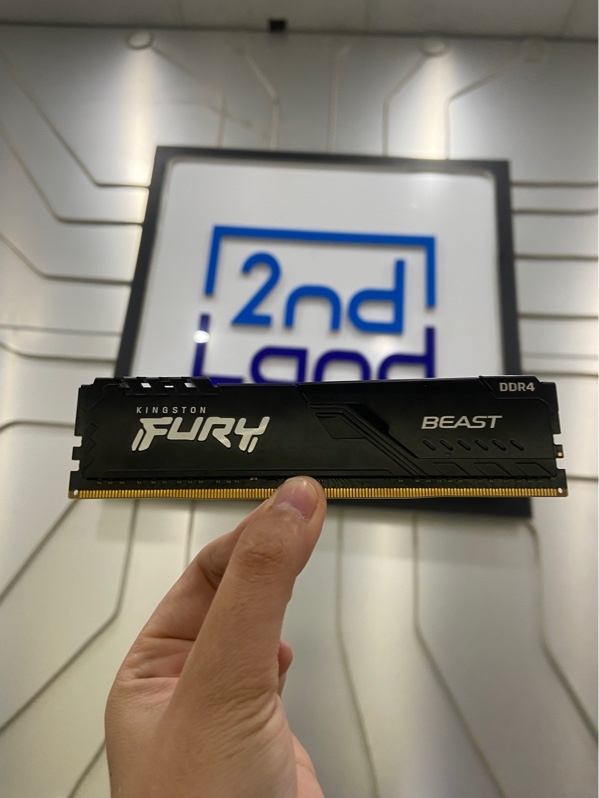 Ram Kingston Fury Beast DDR4 8Gb Bus 3200 - Màu đen - Ngoại hình: 97% - Body