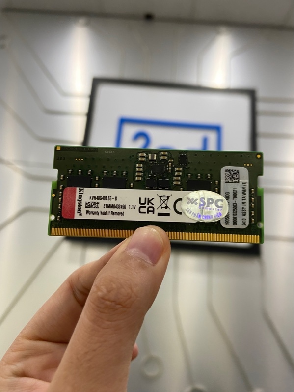 Ram Kingston KVR48S40BS6-8 - 8GB Bus 4800 DDR5 - Màu đen - Ngoại hình: 98% - Body
