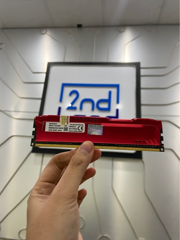 Ram Kingston Value KVR1600D3N9/8G - DDR3 - 8GB - 1600MHz - Màu đỏ - Ngoại hình: 98% - Body
