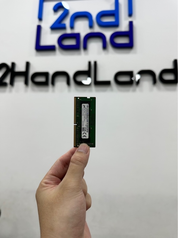 Ram Lapop Micron DDR4 4GB - Bus 2400 MTA4ATF51264AZ-2G3B1 - Màu xanh - Ngoại hình 97% - Body
