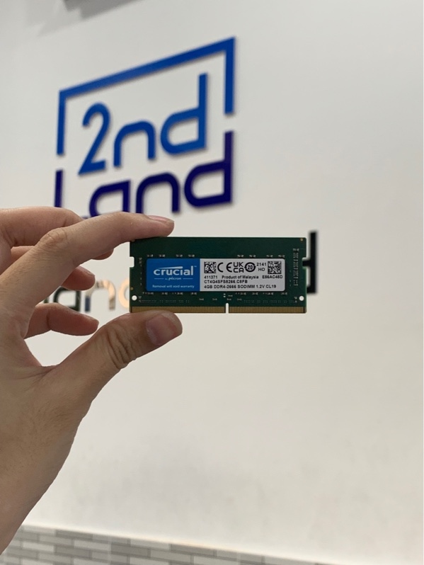 RAM laptop chính hãng của thương hiệu Crucial - 4GB - Chuẩn DDR4. 2666mhz - Body