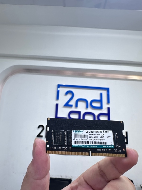 Ram laptop Kingmax 4GB - ddr4 bus 2400 - Màu đen - Ngoại hình 98% - Body