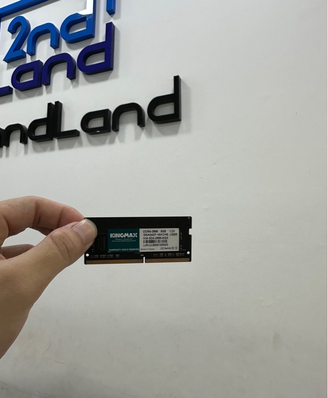 RAM Laptop KingMax 8Gb DDR4 DDR4-2666 - Model: GSAG42F-18KCH5 - Màu đen - Ngoại hình 97% - Body