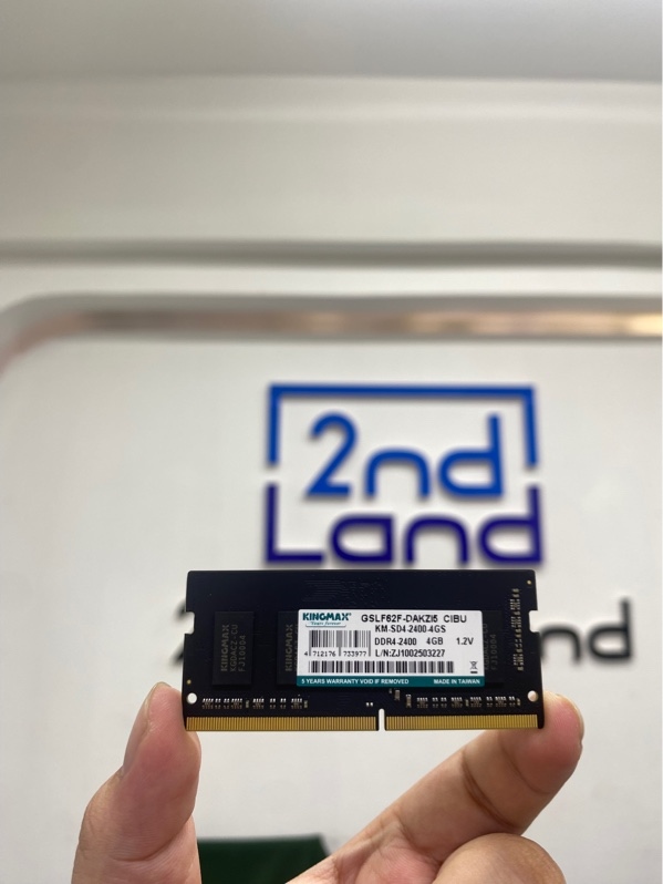 Ram Laptop KingMax - model KM-SD4-2400-4GS - 4Gb - DDR4 - bus 2400 - Màu đen - Ngoại hình 98% - Body
