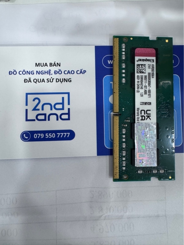 Ram laptop Kingston ValueRAM KVR26S19S6/4 - 4GB - DDR4 - bus 2666MHz - Ngoại hình 98% - Body