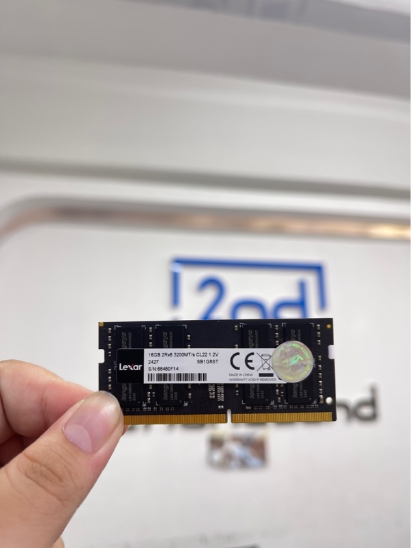 RAM laptop Lexar DDR4 - 16GB bus 3200 - Màu đen - Ngoại hình 98% - Body