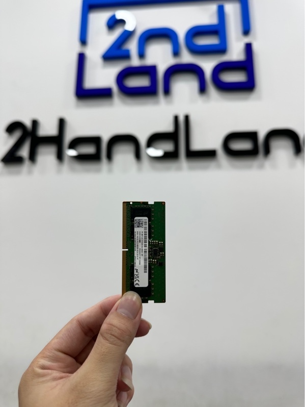 RAM Laptop Micron 8GB DDR5 SODIMM MTC4C10163S1SC48BA1 bus 4800 - Màu xanh - Ngoại hình 97% - Body