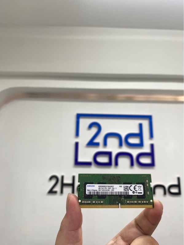 RAM laptop Samsung 4GB-DDR4-2400 - SODIMM - Màu xanh - Ngoại hình 98% - Body