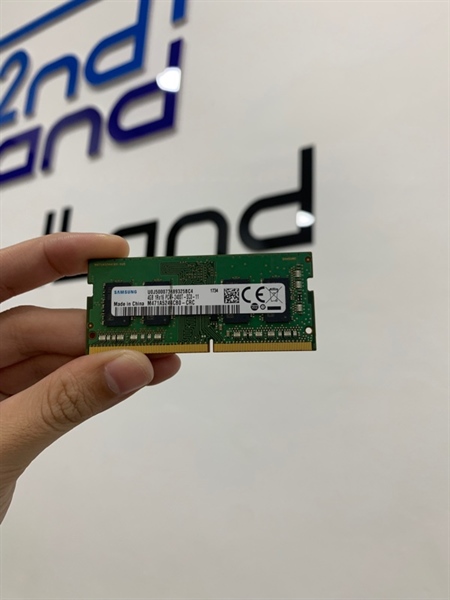 Ram Laptop Samsung 4GB DDR4 - Bus 2400 - PCH-19200 - Ngoại hình: 98% - Body