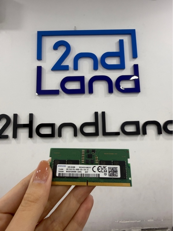Ram laptop samsung T1JH000 - DDR5 - 8GB - 4800MHz - Màu xanh - Ngoại hình 98% - Body