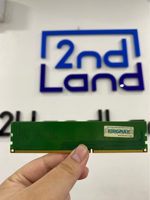 Ram PC Kingmax 4gb DDR3 - 1600MHZ - Màu xanh - Ngoại hình 98% - Body