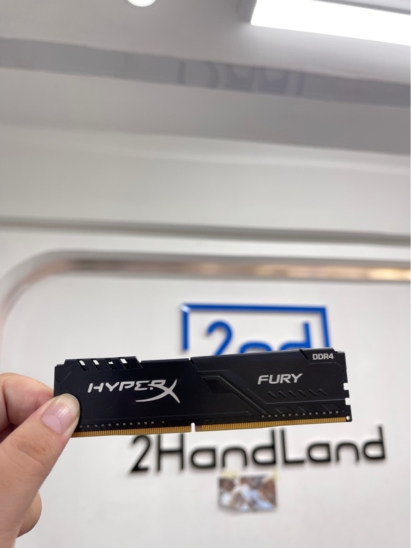 Ram PC Kingston HyperX Fury DDR4 - 8GB bus 2666 - Màu đen - Ngoại hình 98% - Body
