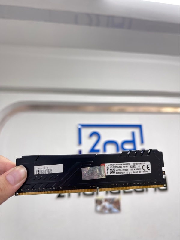 Ram PC Kingston HyperX Fury DDR4 - 8GB bus 2666 - Màu đen - Ngoại hình 98% - Body