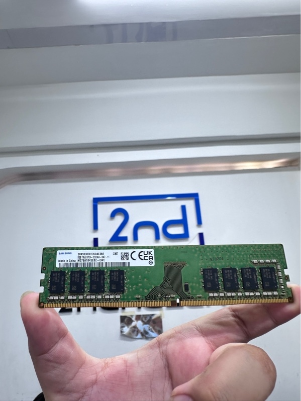 Ram PC Samsung 16gb - ddr4 bus 3200 - Màu xanh - Ngoại hình 98% - Body