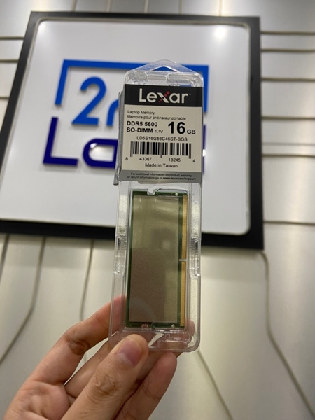 Ram Samsung 8GB DDR5 - Màu xanh - Ngoại hình: 98% - Kèm hộp đựng