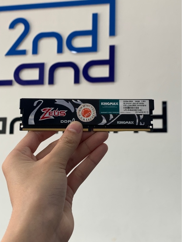 Ram Zeus DDR4-3600 - 16GB - Ngoại hình: 98% - Body