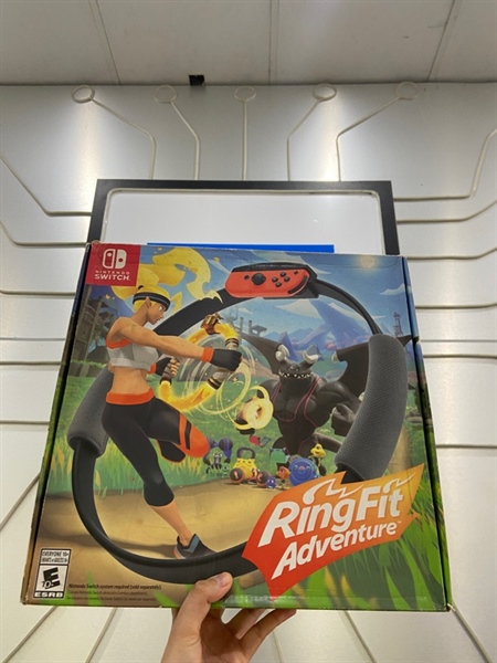 Ring Fit Adventure Nintendo + Thẻ game Nintendo - RingFit Adventure - Màu đen - Ngoại hình: 98% - FullBox