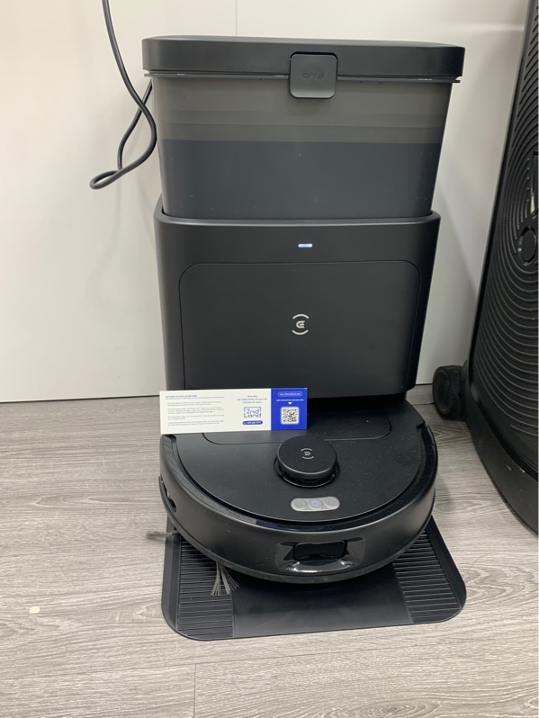 Robot hút bụi Ecovacs Deebot N30 Pro Omni - Màu đen - Ngoại hình: 98% - Lọc dơ - Kèm nguồn