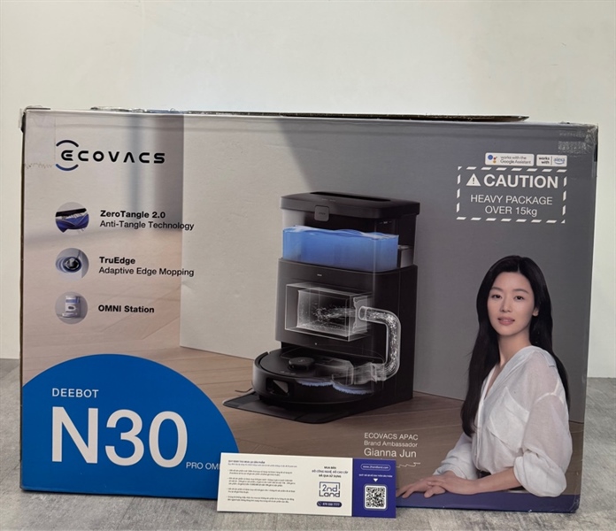 Robot hút bụi Ecovacs Deebot N30 Pro omni - Màu đen - Ngoại hình 99% - Openbox 3