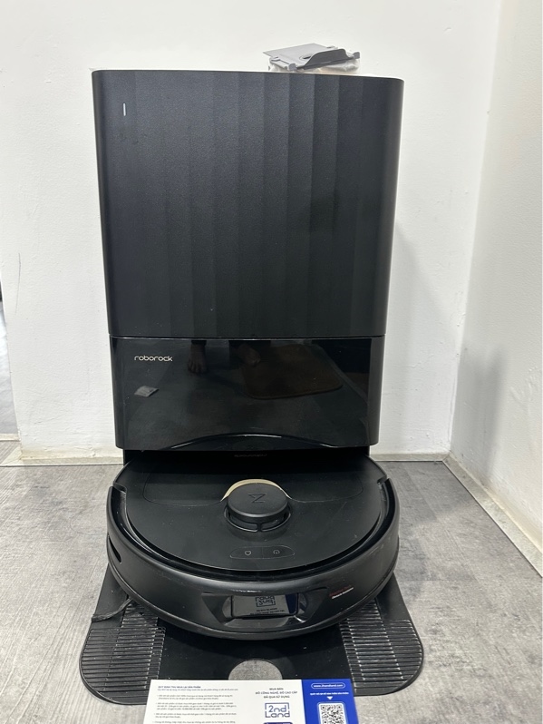 Robot hút bụi lau nhà Roborock Q Revo - Màu đen - Ngoại hình 97% - Kèm túi lọc thay thế