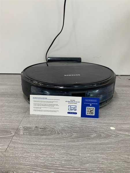 Robot hút bụi lau nhà Samsung Powerbot-E VR05R5050WK - Màu đen - Ngoại hình: 98% - Lõi dơ - Body, kèm 1 lõi mới
