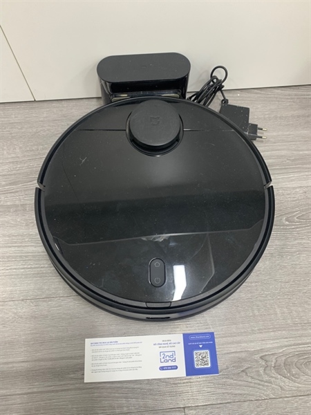 Robot hút bụi Xiaomi Mi Robot Vacuum-Mop P STYTJ02YM - Có app việt nam - Màu đen - Ngoại hình: 98% - Body, kèm sạc - kèm 1 thảm lau