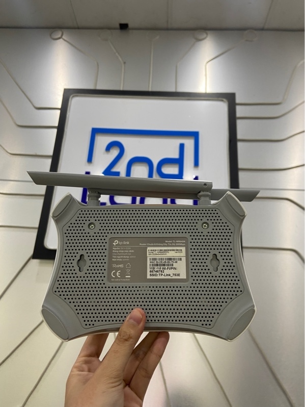 Router Wifi 300 Mbps TL - WR840N - Màu trắng - Ngoại hình: 97% - Kèm Box + nguồn