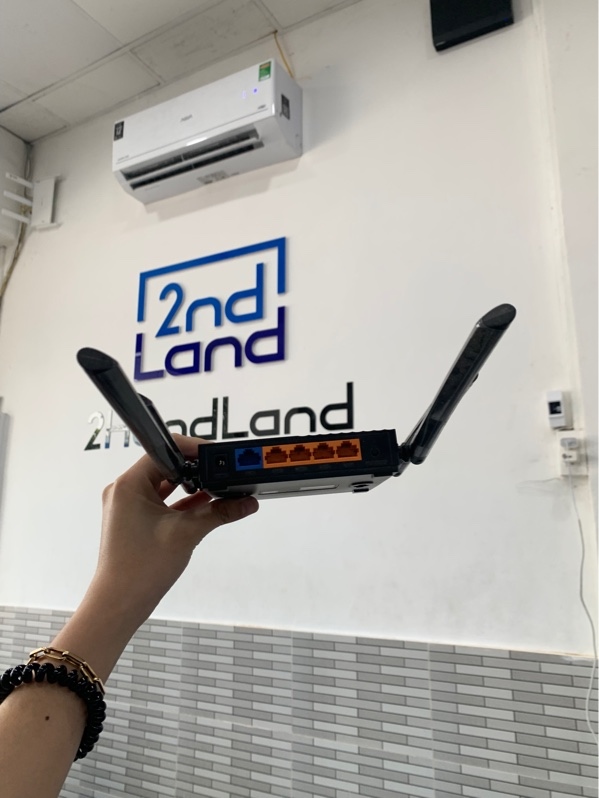 Router wifi chuẩn ac1200 TP-link archer C64 gigabit - Màu đen - Ngoại hình: 98% - Fullbox