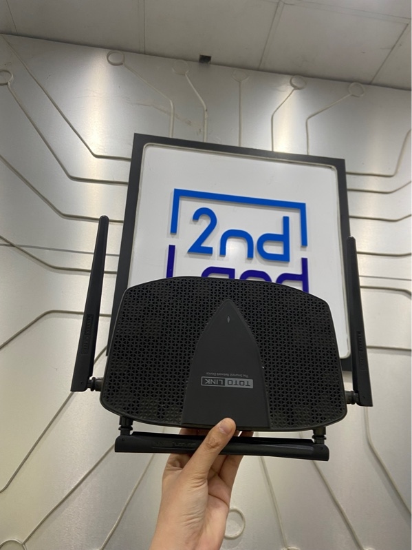 Router Wifi Totolink X5000r Wifi 6 Băng Tần Kép - Màu đen - Ngoại hình: 97% - Bụi nhiều - Kèm nguồn