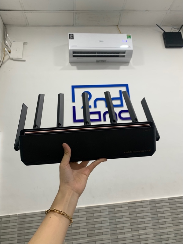 Router wifi Xiaomi BE7000 wifi 7 - Màu đen - Ngoại hình: 98% - Fullbox