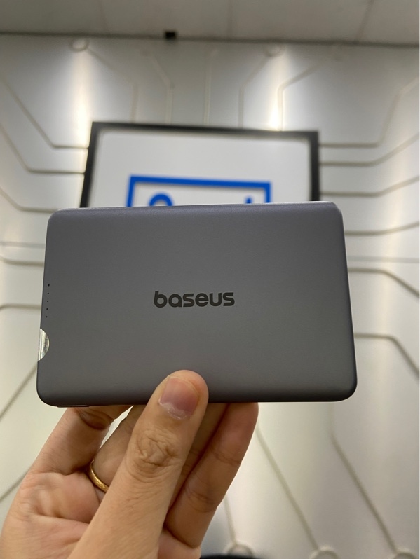 Sạc Baseus Picogo Ultra-Slim 5000mAh - Màu xám - Ngoại hình: 98% - FullBox
