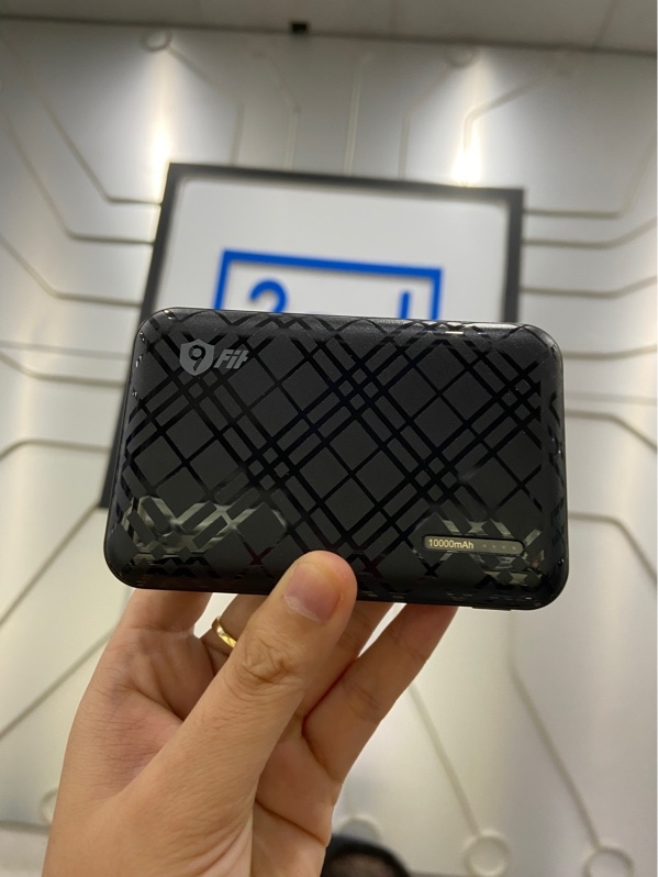 Sạc dự phòng 9Fit Lite - Màu đen - OpenBox